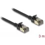 Network Cable DeLOCK RJ45 Cat.8.1 3m Black