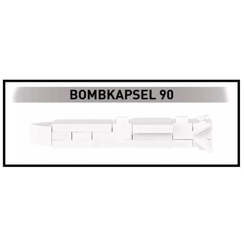 Construction set Cobi Blocks Saab AJS 3 Viggen 911 pcs. model kit, 911 pieces
