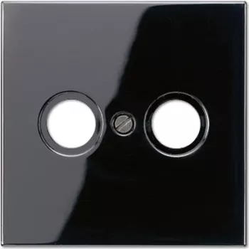 JUNG Cover Plate black for Antenna Socket LS 990 TV SW