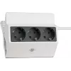 Brennenstuhl 1150070, 3 m, 3 AC-Outputs, Indoor, IP20, Anthracite, White, 16 A