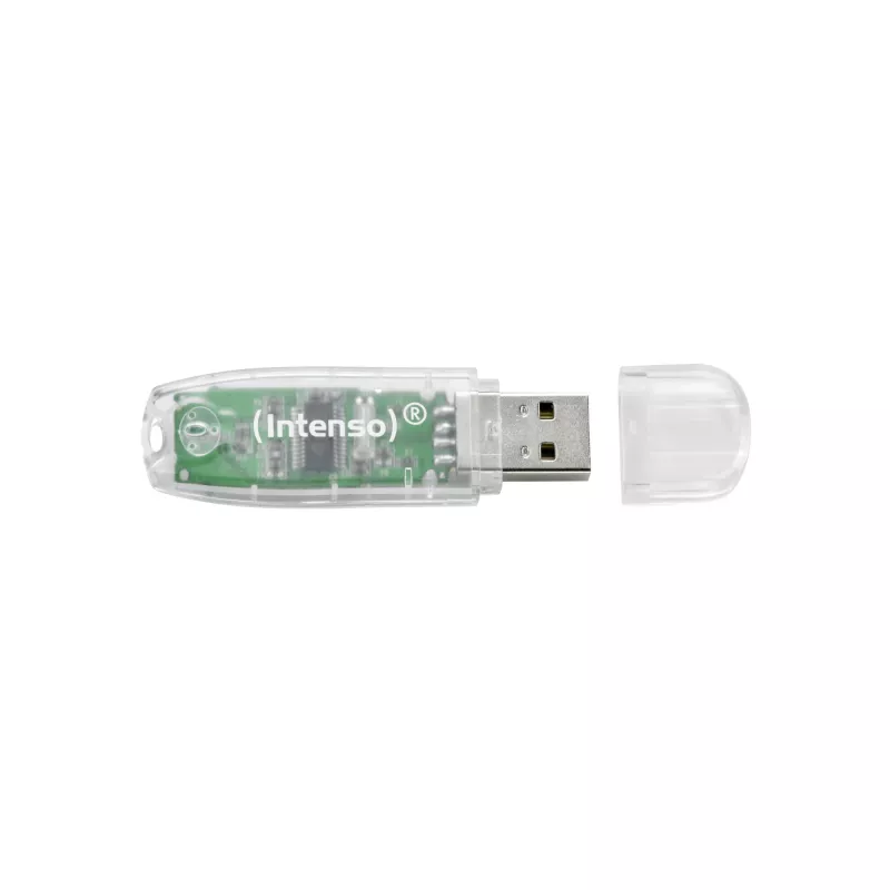 MEMORY DRIVE FLASH USB2 32GB/TRANSPARENT 3502480 INTENSO
