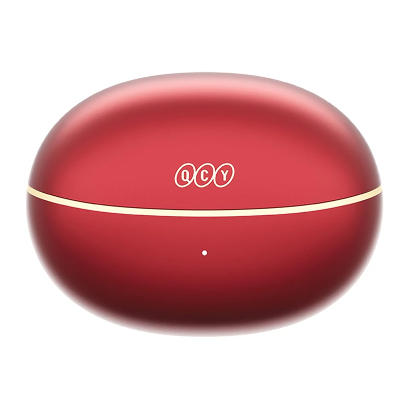 Wireless clip-on headphones QCY Crossky Clip C30S (red) — clip design, in-ear, wireless