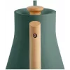 Electric kettle Fellow Stagg EKG PRO 1L, 1200W, green matte, stainless steel, wood handle, adjustable 40–100°C