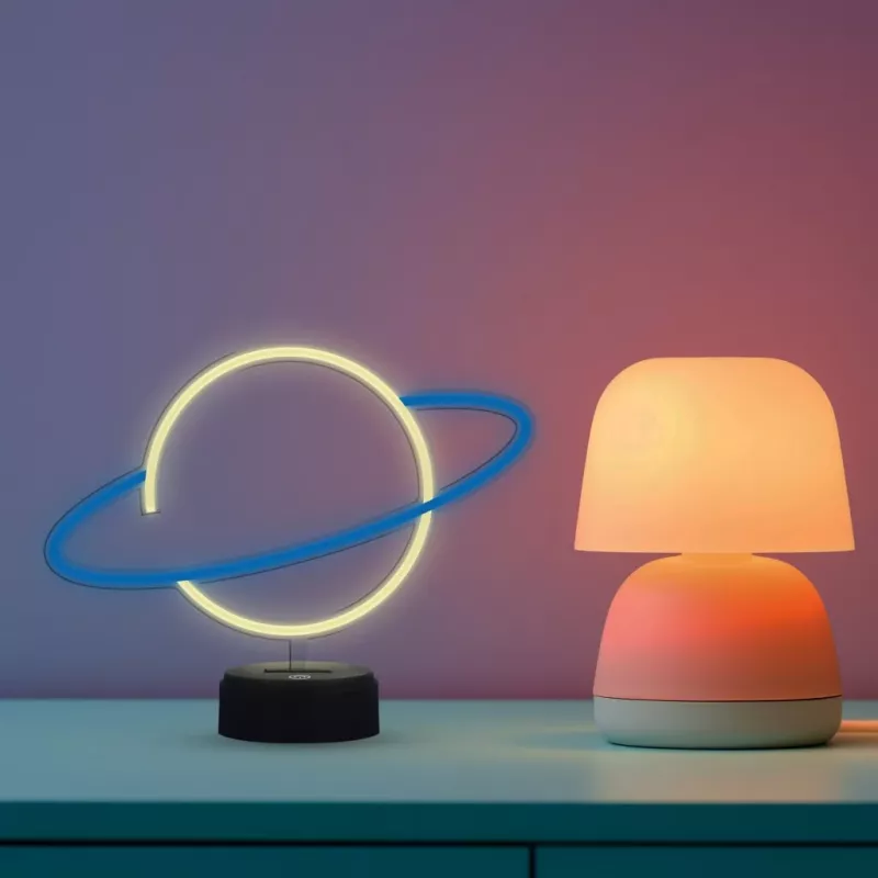 Manta SNL38BLT Style Neon Lights Planet decorative LED lamp