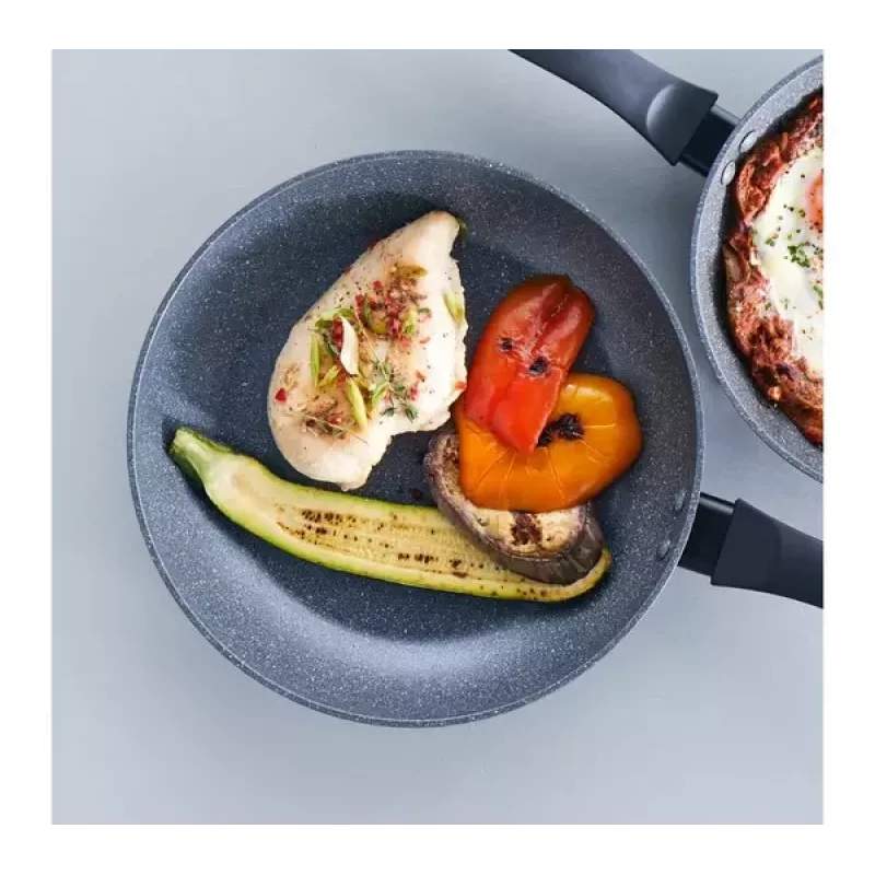 Five-piece Russell Hobbs pan set Metallic Marble RH02814EU7 — nonstick coating, assorted sizes