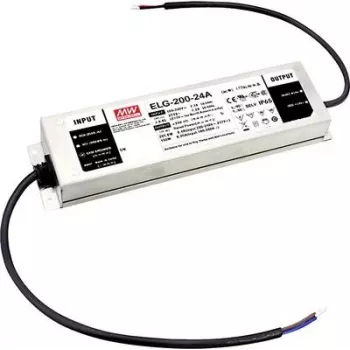 LED driver MEAN WELL ELG-200-24-3Y Output power 200 W IP20