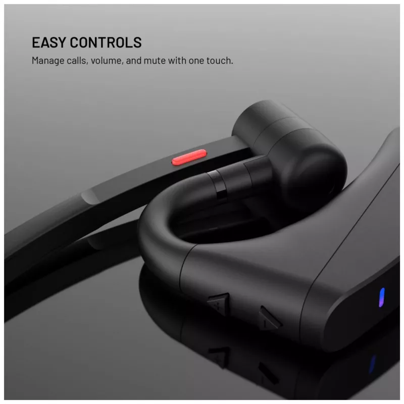 Over-ear headphones FIXED Talk Pro Black by FIXED — wired headset for calls and music