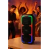 Portable stereo speaker SQUEAK SQ1009 — Bluetooth 5.3, 45W RMS, 10h battery, FM, USB, AUX, LED, 1800 mAh, Black