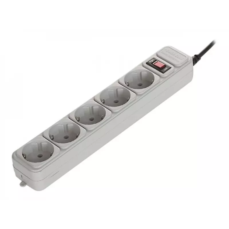 Power extension Gembird SPG3-B-6C 1.8 m 5 AC outlets