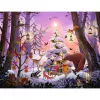 Jigsaw puzzle Ravensburger Christmas in the Forest 2000 pieces, 2000-piece holiday scene