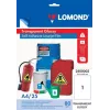 Self-adhesive Transparent Glossy Film A4, Lomond, 25 sheets