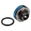 Bitspower Multi-Link Adapter G1/4 inch male to 16mm OD hardtube straight fitting, glossy black