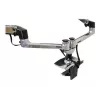 ERGOTRON LX Dual Side-by-Side Arm silver polished aluminium