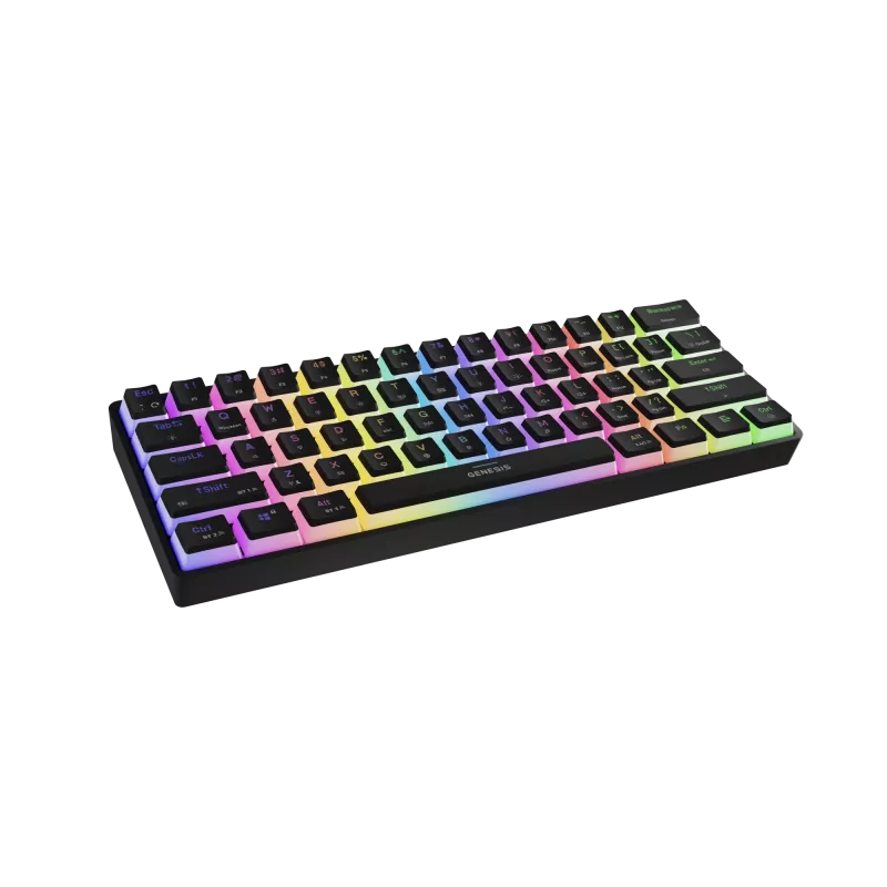 Gaming keyboard genesis THOR 660 G2 — wireless (2.4 GHz, Bluetooth) and wired compact layout