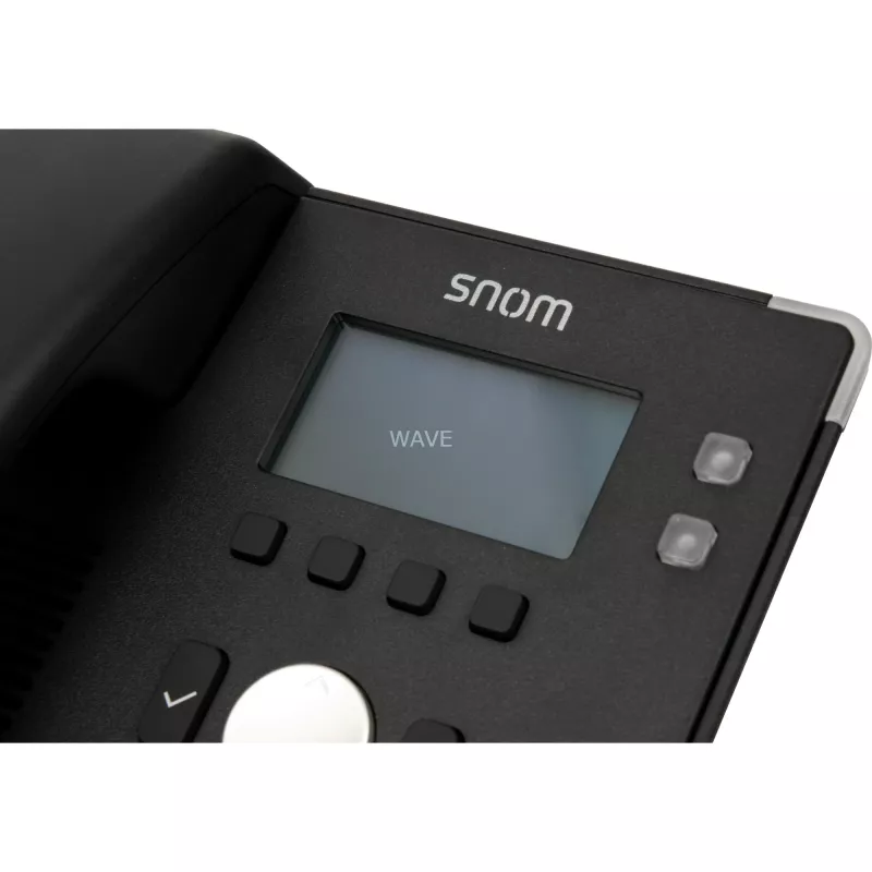 snom D120 - VoIP Phone - three-way calling - SIP - 2 cables - Black (4361)