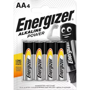Alkaline AA single-use battery Energizer Classic 1.5V LR6 — 4 pcs, 50.5×14.5 mm, 23 g