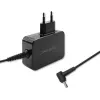 Power adapter QOLTEC 45W 19V for portable devices — replacement adapter 45 W 19 V