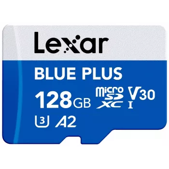 MicroSDXC memory card Lexar BLUE PLUS 128 GB UHS‑I U3 V30 170 MB/s