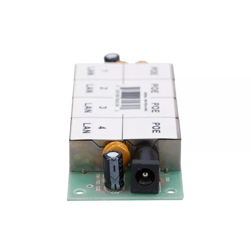 PoE injector Extralink 4-port 4x 100Mb/s RJ45, Fast Ethernet, 48 V, no case