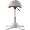 Up Up Toronto ergonomic balance stool White, Ivory fabric, longer gas lift