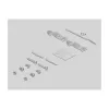 Patch Panel DeLOCK Keystone 12 Port Grey