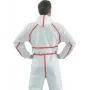 Protective suit 3M 4565, size XXL, white with red accents