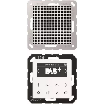 DAB+ radio jung DABA1WW mono compact design — DABA1WW