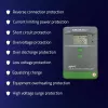 MPPT Solar Charge Controller QOLTEC 53662 with Temperature Sensor