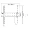 TV mount SBOX PLB-2544T-2 for 32–70 inch TVs, max load 45 kg, VESA up to 400×400