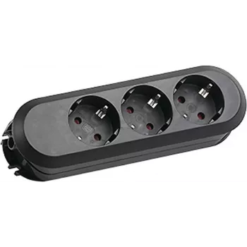 Power Extension Bachmann SMARTLINE 1.5m 3 AC Outlets Indoor Black