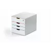 Durable VARICOLOR MIX 4 SAFE Grey Plastic 4 Drawers