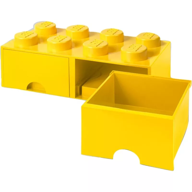 LEGO Drawer Brick 8 — yellow (model 40061732) storage drawer for bricks and small parts
