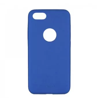 Phone sleeve Tellur Slim Synthetic Leather Cover for iPhone 8 — Blue, slim protective sleeve