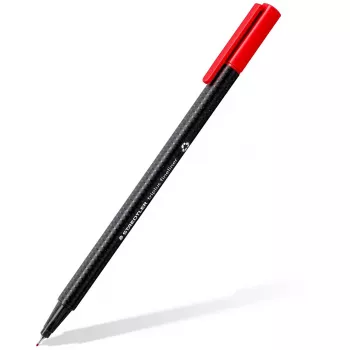 Fineliner pens Staedtler 334 C10, superfine 0.3 mm tip, 10 colors (black, blue, brown, green, light blue, light green, orange, pink, red, yellow)