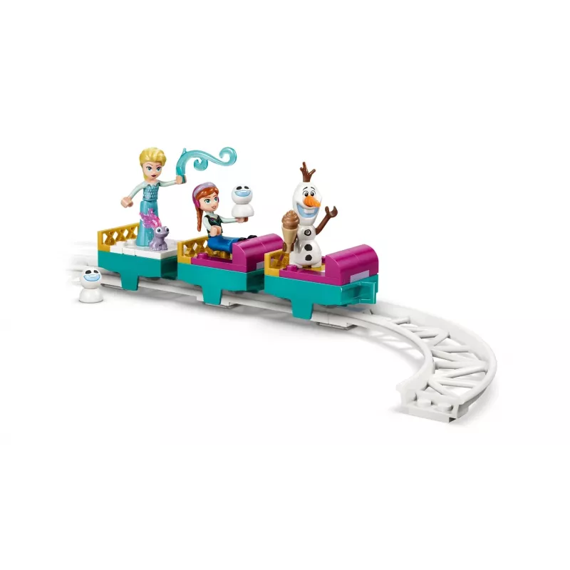 LEGO DISNEY 43281 Elsa's Ice Castle and Snow Ride Adventure
