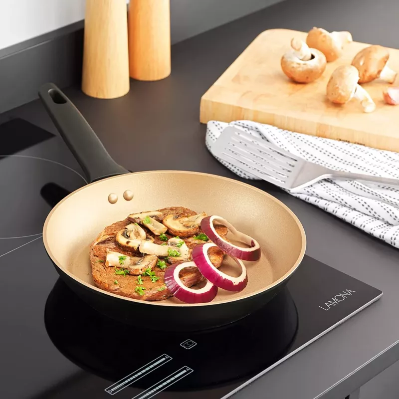 Frypan Russell Hobbs RH01666BEU7 24 cm, non-stick, black
