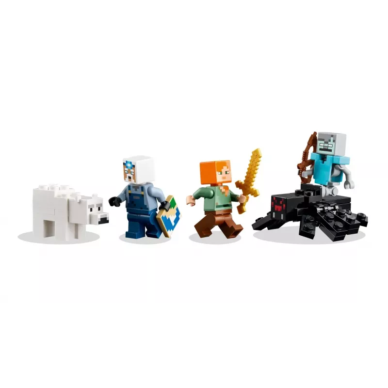 Construction Toy LEGO Minecraft The Pickaxe Mine set 21277 — 530 pieces, 3 minifigures, age 8+