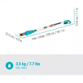 Gardena TCS 20 / 18V P4A 5 cm Lithium-Ion Black Blue Orange