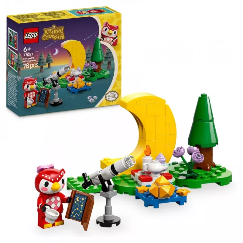 Construction toy LEGO Animal Crossing Stargazing with Eufemia set 77053