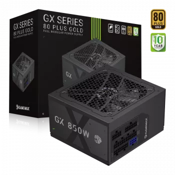 Gamemax Power Supply, 80 PLUS, Gold | GX 850GF | 850 W