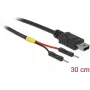 USB cable DeLOCK 85414 Mini-USB B 0.3 m Black