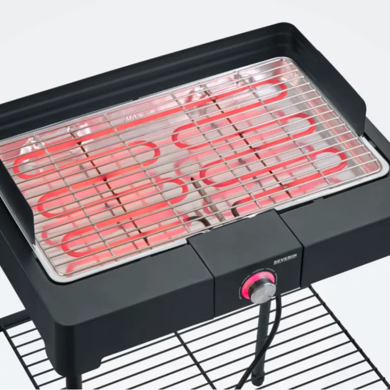 Severin PG8566 Barbecue & Grill Elektro Black 2200 W (PG8566)
