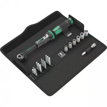 Torque wrench Click-Torque 1/4'' 2.5-25NM, 20 parts