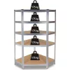 Garden tool storage rack top e shop Rack GC9030 — Galvanized steel & MDF, 900x300x1800 mm, freestanding/wall-mounted, 875 kg capacity