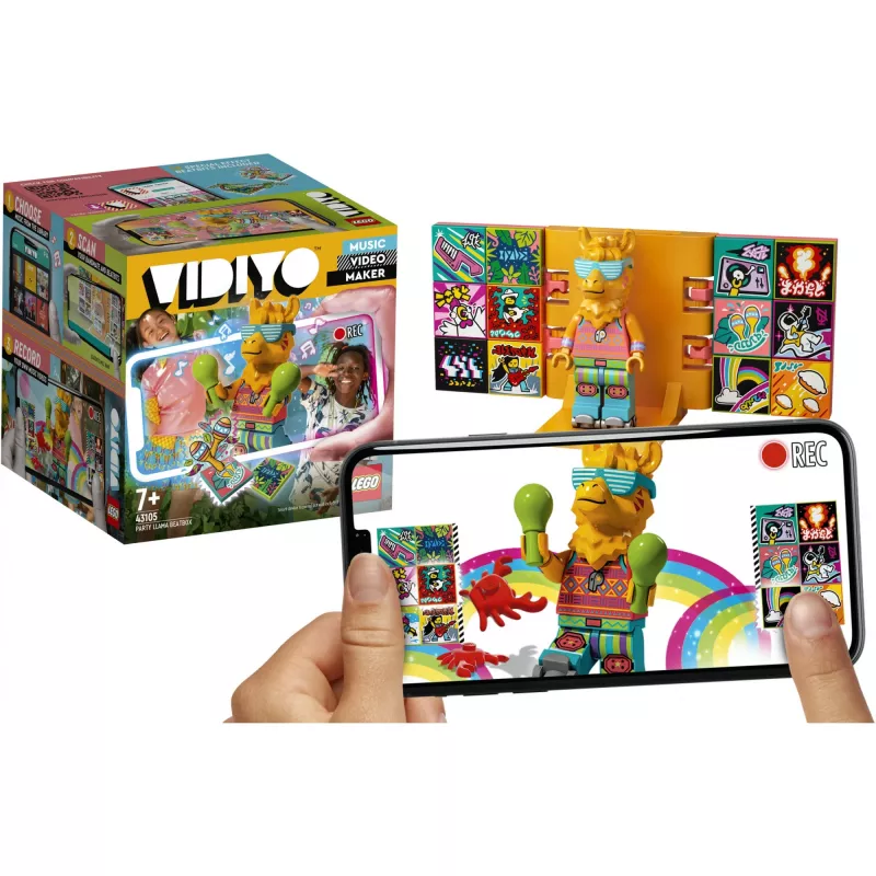 LEGO VIDIYO BeatBox 43105 Party Llama — interactive music and dance playset