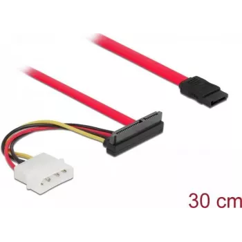 SATA cable DeLOCK 86078 0.5 m SATA 7-pin SATA 22-pin Molex
