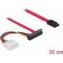 SATA cable DeLOCK 86078 0.5 m SATA 7-pin SATA 22-pin Molex