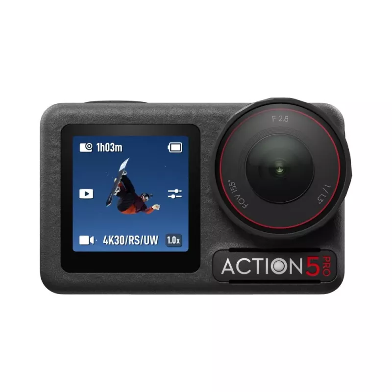 DJI Osmo Action 5 Pro action sports camera 40 MP 4K Ultra HD CMOS 25.4 / 1.3 mm (1 / 1.3) Wi-Fi 146 g