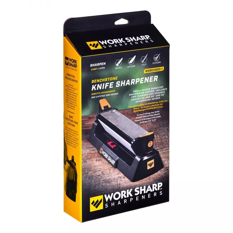 Knife Sharpener Work Sharp Diamond-Ceramic Sharpener 09DX163 — ceramic/diamond plates, compact manual, 306×156×60 mm, 586 g
