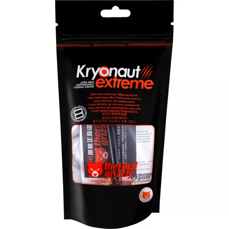 Thermal paste Thermal Grizzly TG-KE-002-R, 2 g, aluminum oxide, black